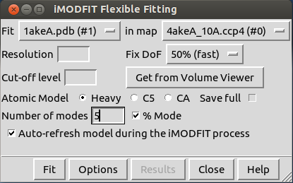 iMODFIT screen-shot